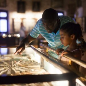 Visitor Attraction Management supporting a family at a local museum